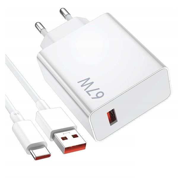 Xiaomi MI 67W Turbo Fast Charger Original with Type C cable
