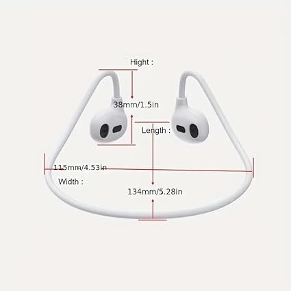 Pro Air Gaming Earphone with Noise Cancelling Headset Wireless Earphone Neck Hanging Earphones