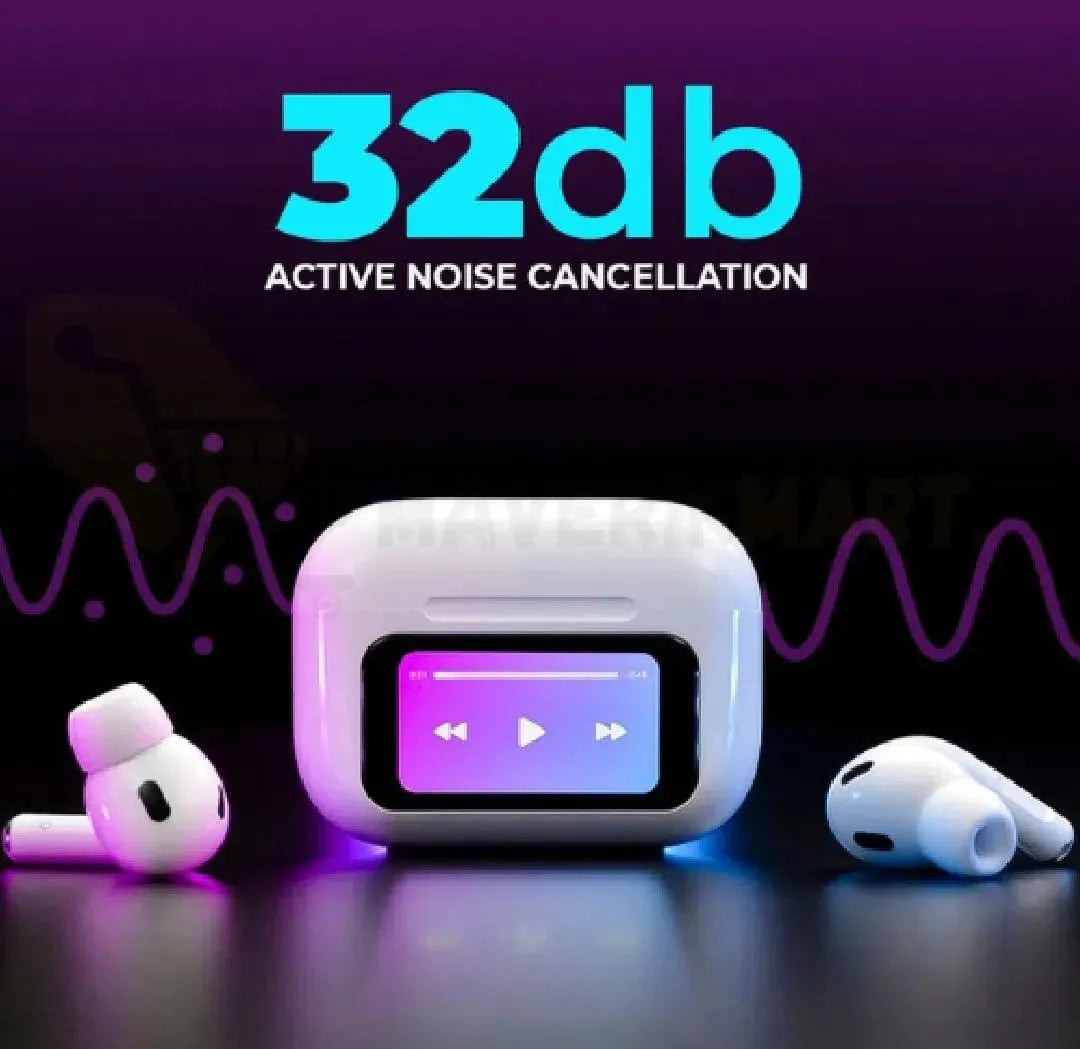 Airpods A9 Pro ANC & ENC Double Dark Noise Reduction