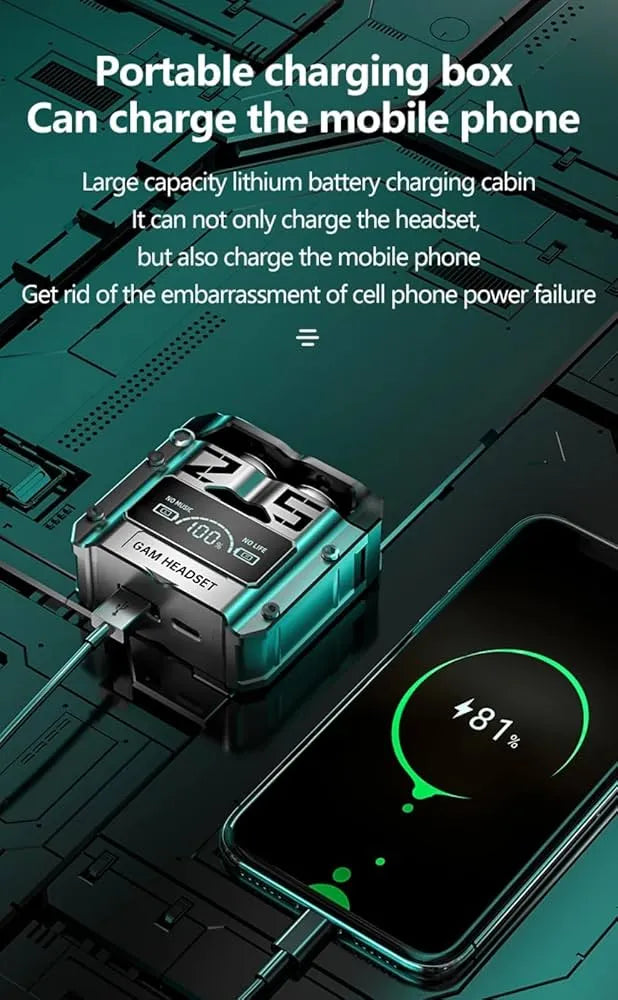 M25 Wireless TWS Gaming Earbuds