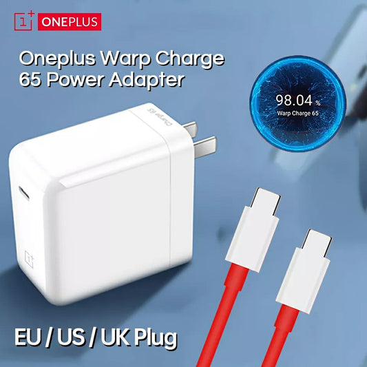 Oneplus 100% Orignel Charger 65W Super Vooc Adapter